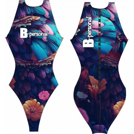 COSTUME DONNA PALLANUOTO FEATHERS AND FLOWERS