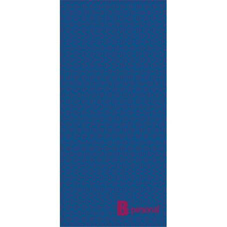 TELO MICROFIBRA 80X160 MONOGRAM INDACO