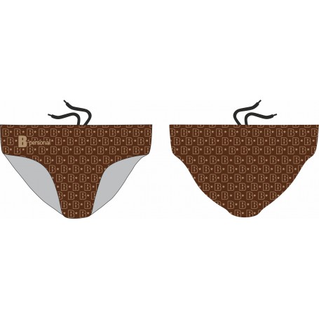 COSTUME SLIP MONOGRAM MARRONE