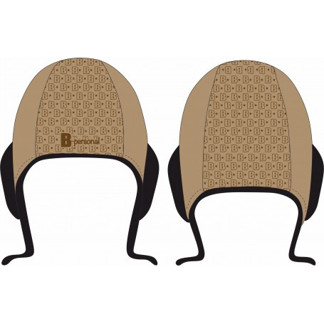Calottina Pallanuoto MONOGRAM BEIGE