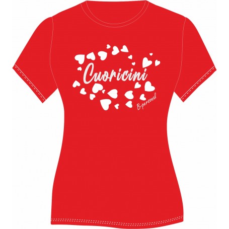 T-SHIRT DONNA CUORICINI