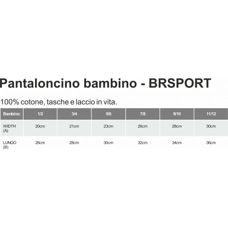 PANTALONCINO BAMBINO  DELTA PALLANUOTO