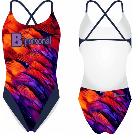Costume Donna Syncro FIRE FEATHERS