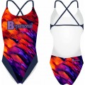 Costume Donna Syncro FIRE FEATHERS