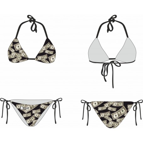 Costume Bikini Donna DOLLARI