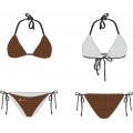 Costume Bikini Donna MONOGRAM MARRONE