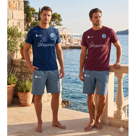 T-shirt Cotone Uomo AQUARIUS PALLANUOTO