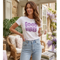 T-SHIRT DONNA GOOD VIBES