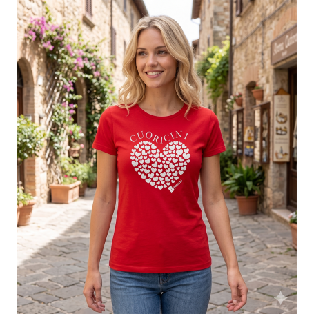 T-SHIRT DONNA CUORE