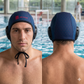 Calottina Pallanuoto MONOGRAM INDACO