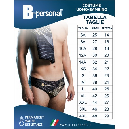 COSTUME SLIP S.S. LAZIO NUOTO