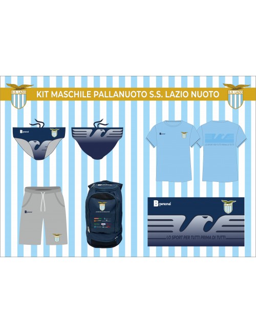KIT MASCHILE PALLANUOTO S.S. LAZIO NUOTO